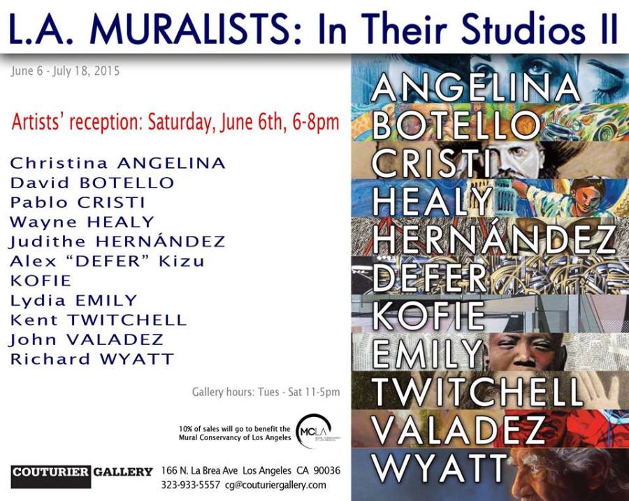 LA MURALISTS IN THEIR STUDIOS